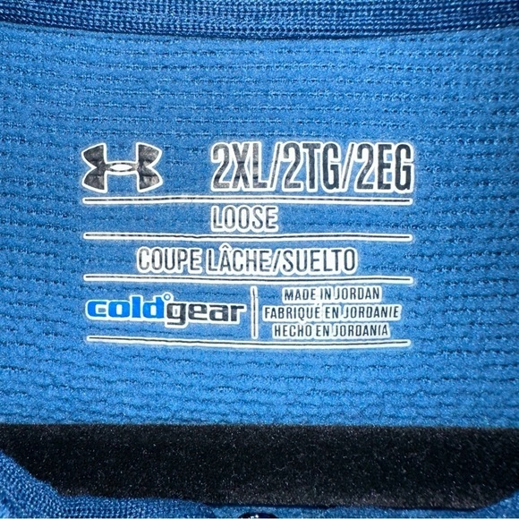 Under Armour Mens Storm Loose Cold Gear Sweater Size 2XL Fleece Layering Winter - Picture 3 of 12